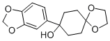 1,4-Dioxaspiro[4.5]decan-8-ol, 8-(1,3-benzodioxol-5-yl)- Structure,150019-56-0Structure