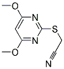 Acetonitrile, [(4,6-dimethoxy-2-pyrimidinyl)thio]-(9ci) Structure,150095-42-4Structure