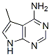 5-Methyl-7h-pyrrolo[2,3-d]pyrimidin-4-amine Structure,1501-10-6Structure