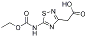 2-(5-(Ethoxycarbonylamino)-1,2,4-thiadiazol-3-yl)acetic acid Structure,150215-30-8Structure