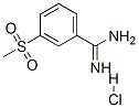 Benzenecarboximidamide,3-(methylsulfonyl)-, hydrochloride (1:1) Structure,150296-24-5Structure