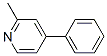 2-Methyl-4-phenylpyridine Structure,15032-21-0Structure