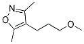 Isoxazole, 4-(3-methoxypropyl)-3,5-dimethyl-(9ci) Structure,150536-26-8Structure