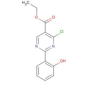 Ethyl 4-chloro-2-(2-hydroxyphenyl)pyrimidine-5-carboxylate Structure,150537-08-9Structure