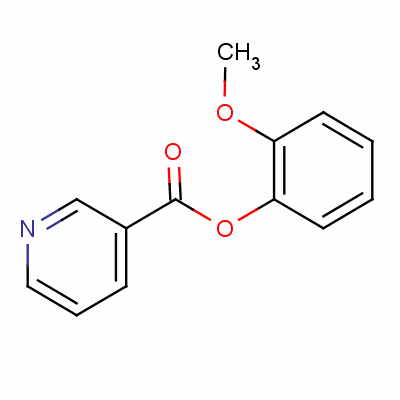 Guaiacyl nicotinate Structure,15057-98-4Structure