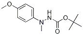 Tert-butyl n-[(4-methoxyphenyl)methylamino]carbamate Structure,150767-02-5Structure