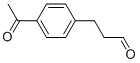 3-(4-Acetylphenyl)propionaldehyde Structure,150805-64-4Structure