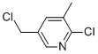 2-Chloro-3-methyl-5-pyridylmethyl chloride Structure,150807-88-8Structure