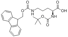 Boc-Orn(Fmoc)-OH Structure,150828-96-9Structure