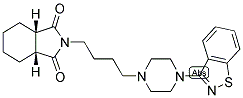 (3As,7ar)-2-[4-[4-(1,2-benzothiazol-3-yl)piperazin-1-yl]butyl]-3a,4,5,6,7,7a-hexahydroisoindole-1,3-dione Structure,150915-41-6Structure