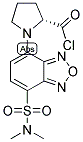 (R)-(+)-4-(n,n-dimethylaminosulfonyl)-7-(2-chloroformylpyrrolidin-1-yl)-2,1,3-benzoxadiazole Structure,150993-62-7Structure