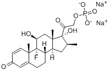 Betamethasone 21-phosphate disodium Structure,151-73-5Structure