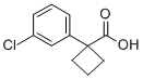 1-(3-Chlorophenyl)cyclobutanecarboxylic acid Structure,151157-55-0Structure