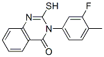 3-(3-Fluoro-4-methylphenyl)-2-mercaptoquinazolin-4(3h)-one Structure,1512-75-0Structure