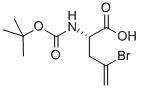 (2S)-4-bromo-2-({[(2-methyl-2-propanyl)oxy]carbonyl}amino)-4-pentenoic acid Structure,151215-34-8Structure