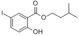 Isopentyl 2-hydroxy-5-iodobenzoate Structure,15125-92-5Structure