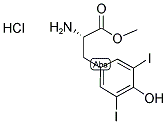 3,5-Diiodo-l-tyrosine methyl ester hydrochloride (1:1) Structure,151266-48-7Structure