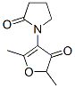 2-Pyrrolidinone, 1-(4,5-dihydro-2,5-dimethyl-4-oxo-3-furanyl)- Structure,151390-58-8Structure