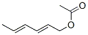 E,E-2,4-Hexadienyl acetate Structure,1516-17-2Structure