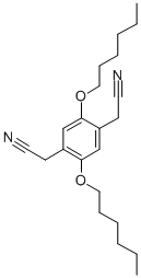 2,5-Bis(hexyloxy)benzene-1,4-diacetonitrile Structure,151903-53-6Structure