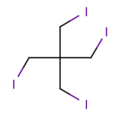 Pentaerythrityl tetraiodide Structure,1522-88-9Structure