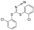 Cyano-carbonimidodithioic acid bis(2-chlorophenyl) ester Structure,152382-52-0Structure