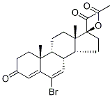 6-Bromo-6-dehydro-17alpha-acetoxy progesterone Structure,15251-04-4Structure