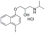 Dl-propranolol-[4-3h] hydrochloride Structure,152558-63-9Structure