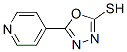 5-(4-Pyridyl)-1,3,4-oxadiazole-2-thiol Structure,15264-63-8Structure