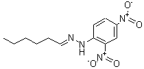 Hexanal 2,4-dinitrophenylhydrazone Structure,1527-97-5Structure