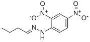 Butyraldehyde 2,4-dinitrophenylhydrazone Structure,1527-98-6Structure