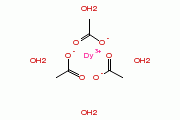 Dysprosium acetate tetrahydrate Structure,15280-55-4Structure