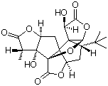 Ginkgolide A Structure,15291-75-5Structure