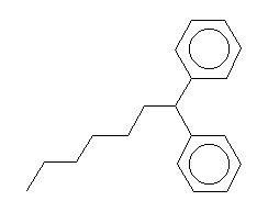 1,1-Diphenylheptane Structure,1530-05-8Structure