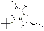 (2S,4r)-1-tert-butyl2-ethyl4-allyl-5-oxopyrrolidine-1,2-dicarboxylate Structure,153080-81-0Structure