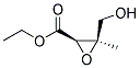 Oxiranecarboxylic acid, 3-(hydroxymethyl)-3-methyl-, ethyl ester, (2r-trans)- Structure,153116-48-4Structure