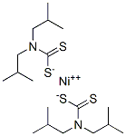 Nickel diisobutyldithiocarbamate Structure,15317-78-9Structure