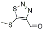 1,2,3-Thiadiazole-4-carboxaldehyde, 5-(methylthio)-(9ci) Structure,153173-65-0Structure