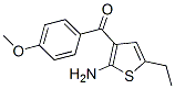 (2-Amino-5-ethyl-3-thienyl)(4-methoxyphenyl)methanone Structure,153195-01-8Structure