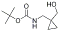 1-Hydroxymethyl-1-(tert-butoxycarbonylaminomethyl)cyclopropane Structure,153248-46-5Structure