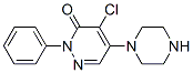 4-Chloro-2-phenyl-5-piperazinopyridazin-3(2h)-one Structure,153276-35-8Structure