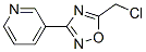 3-(5-Chloromethyl-[1,2,4]oxadiazol-3-yl)pyridine Structure,15328-03-7Structure