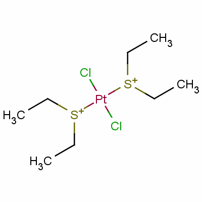 Trans-dichlorobis(diethylsulfide)platinum(Ⅱ) Structure,15337-84-5Structure