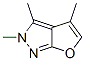 2H-furo[2,3-c]pyrazole, 2,3,4-trimethyl- Structure,153386-52-8Structure