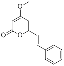 5,6-Dehydrokawain Structure,15345-89-8Structure