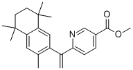 6-[(3,5,5,8,8-Pentamethyl-5,6,7,8-tetrahydronaphthalen-2-yl)ethenyl] nicotinic acid methyl ester Structure,153559-44-5Structure