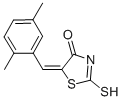 (5E)-5-(2,5-Dimethylbenzylidene)-2-mercapto-1,3-thiazol-4(5H)-one Structure,153567-96-5Structure