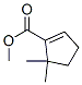 1-Cyclopentene-1-carboxylicacid,5,5-dimethyl-,methylester(9ci) Structure,153580-04-2Structure