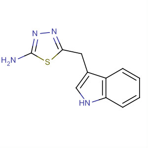 5-(1H-indol-3-ylmethyl)-1,3,4-thiadiazol-2-amine Structure,153595-93-8Structure