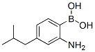 2-Amino-4-(2-methylpropyl)phenyl boronic acid Structure,153624-54-5Structure